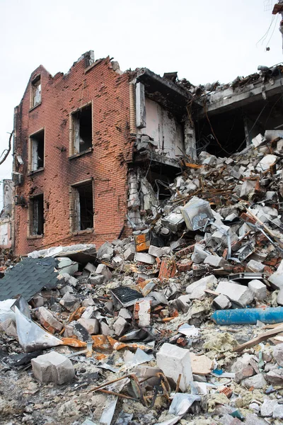 Makarov Ukraine April 2022 Krieg Russlands Gegen Die Ukraine Ruinen — Stockfoto