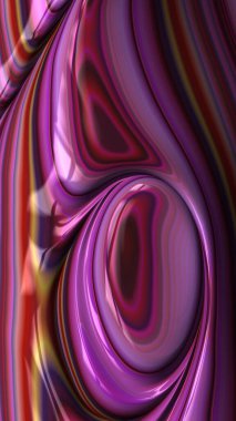 Sanatsal ve yaratıcı dijital olarak tasarlanmış soyut 3D fraktal arkaplan