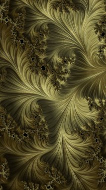 Sanatsal ve yaratıcı dijital olarak tasarlanmış soyut 3D fraktal arkaplan