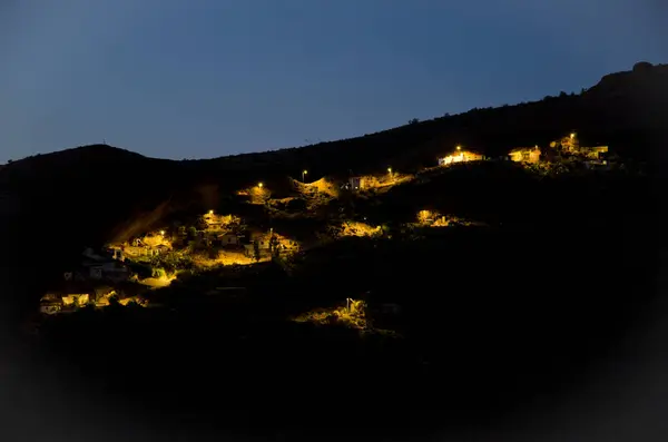 Wioska Ronda Zachodzie Słońca Park Wiejski Nublo Tejeda Gran Canaria — Zdjęcie stockowe