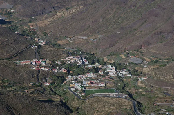 Wioska Tasarte Park Wiejski Nublo Aldea San Nicolas Gran Canaria — Zdjęcie stockowe