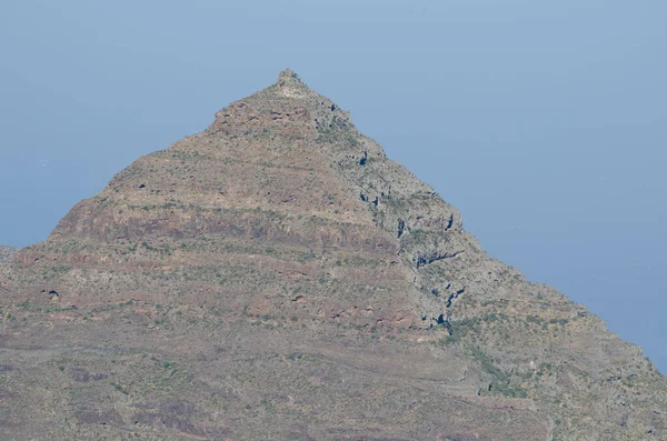 Aslobas Bergstopp Nublos Landsbygdspark Aldea San Nicolas Gran Canaria Kanarieöarna — Stockfoto