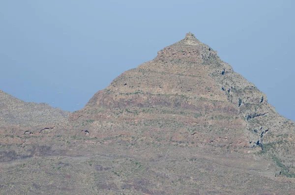 Aslobas Bergstopp Nublos Landsbygdspark Aldea San Nicolas Gran Canaria Kanarieöarna — Stockfoto