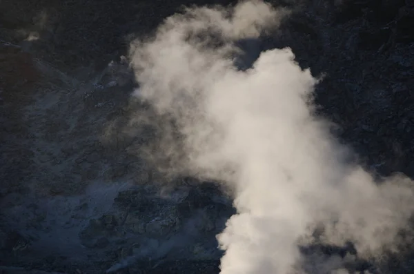 stock image Fumaroles on Mount Io. Akan Mashu National Park. Hokkaido. Japan.