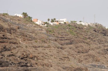 La Dama Köyü. Vallehermoso. La Gomera. Kanarya Adaları. İspanya.
