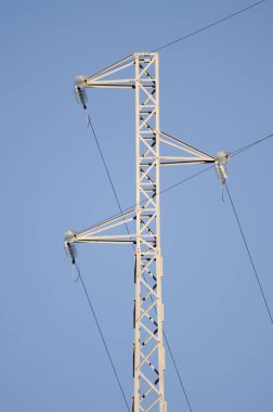 İletişim kulesinin ayrıntıları. Nublo Kırsal Parkı. Tejeda. Büyük Kanarya. Kanarya Adaları. İspanya.