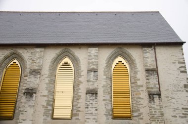 Detail of the couvent des Jacobins. Rennes. Brittany. France. clipart