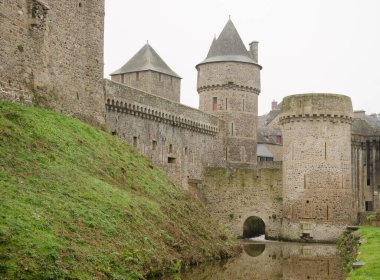 Fougeres Şatosu. Fougeres. Brittany. Fransa.