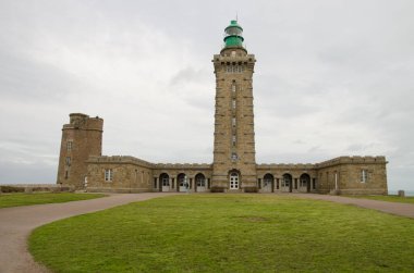 Frehel Burnu 'nun deniz fenerleri. Cotes-d 'Armor Bölümü. Brittany. Fransa.