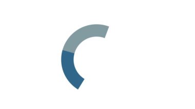 Beyaz arkaplan üzerindeki İş Grafiği, canlandırılmış simge.