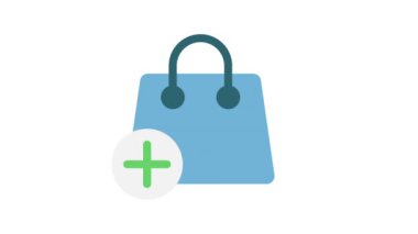 Alışveriş Arabası Ekle, Çevrimiçi alışveriş kavramı canlandırılmış simge