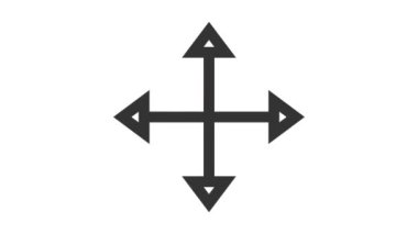 İmleç canlandırılmış simgeyi beyaz arkaplanda taşı