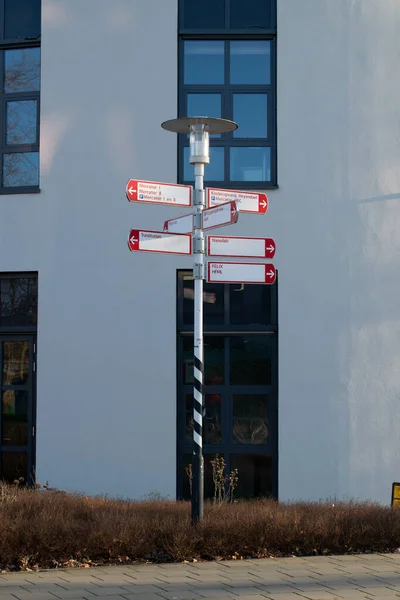 Голландський Дорожній Знак Університетському Містечку Радбуд — стокове фото