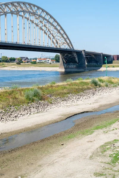 Nijmegen Nederländerna Augusti 2022 Kanalen Het Meertje Floden Waal Har — Stockfoto