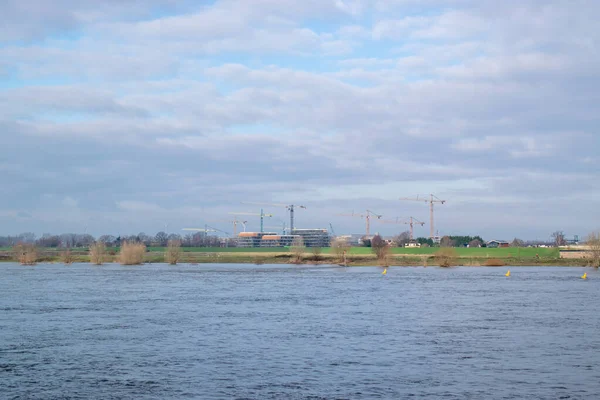 Nijmegen Güeldres Países Bajos Enero 2023 Trabajos Construcción Edificios Gran — Foto de Stock