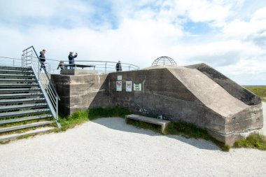 Schiermonnikoog 'daki' Wasserman 'sığınağı Neterland' da bir ada.