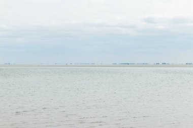 Şamandıra denizde yüzüyor