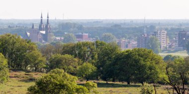 Hollanda Limburg 'daki Mookerheide' den Mook köyü.