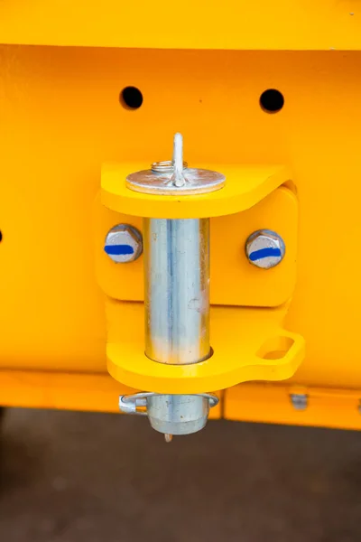 Römorkları Bağlamak Için Bir Cihaz Kazıcı Veya Diğer Inşaat Makinelerinin — Stok fotoğraf