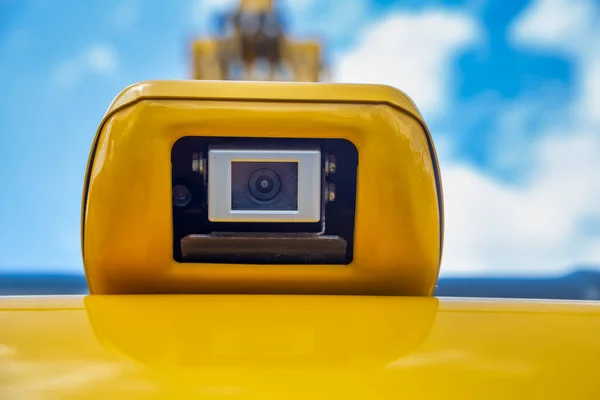 Rear View Camera Excavator Cameras Heavy Machines Standard Feature — Stock Photo, Image