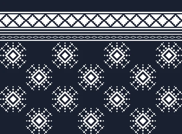 Sfondo Geometrico Modello Etnico Orientale Design Texture Avvolgimento Abbigliamento Batik — Vettoriale Stock