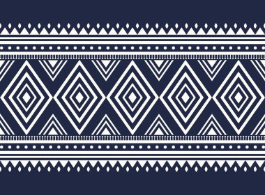 Geometrik etnik oryantal model arka planı. Boho tarzında desen tasarımı. Doku, ambalaj, giysi, batik, kumaş, duvar kağıdı ve arkaplan tasarımı. Kalıp nakış tasarımı.