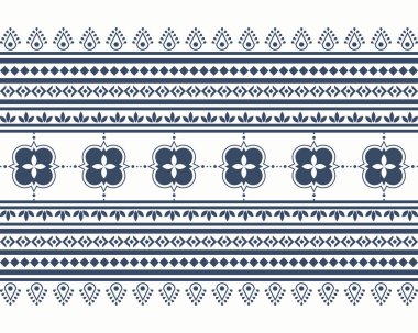 Geometrik etnik oryantal model arka planı. Boho tarzında desen tasarımı. Doku, ambalaj, giysi, batik, kumaş, duvar kağıdı ve arkaplan tasarımı. Kalıp nakış tasarımı.