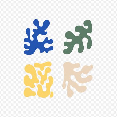 Botanik karalama sanat vektörü seti. Harika soyut çiçek sanatı. Organik karalama şekli. Baskı, logo, duvar kağıdı, duvar sanatı, damgalama, çıkartma ve poster için vektör sanat tasarımı.