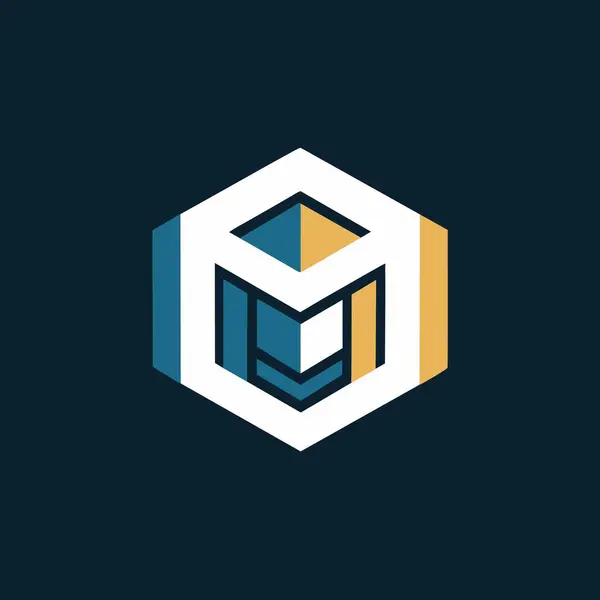 Cube Logo Vektor Design Ikone — Stockvektor