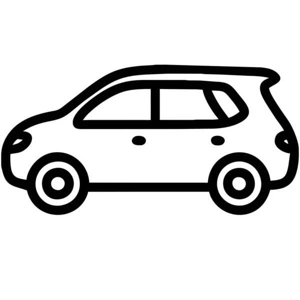 Car Icon Vector Illustration — Stock Vector