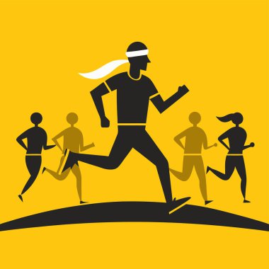 Sporcular, meydan okuma, rekabet, dayanıklılık, bitiş çizgisi, grup, sağlık, koşu, madalyalar, motivasyon, koşucular, spor, dayanıklılık, kentsel, zafer