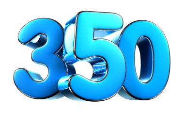 Beyaz arkaplandaki mavi 33D illüstrasyon işaretinin çalışma yolu var. Reklam tabelaları. Ürün tasarımı. Ürün satışları