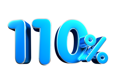 Gökyüzü mavisi% 110 3D illüstrasyon .