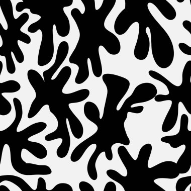 Boho kara deseni izole edilmiş. En düşük tasarım.