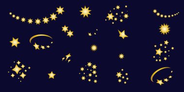 İzole edilmiş bir dizi yıldız patlaması