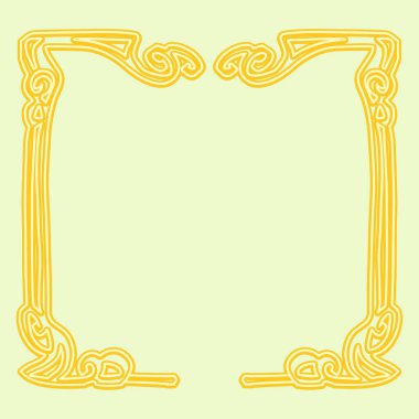 Altın sanat yeni çerçeve tasarımı, klasik düz stil