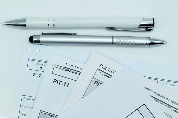 Polish end of year tax (called PIT) return forms