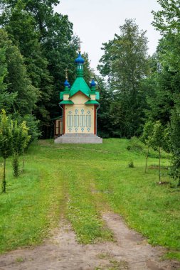Jableczna, Polonya 28 Haziran 2023 St. Onuphrius Restoropegion Ortodoks erkek manastırı.