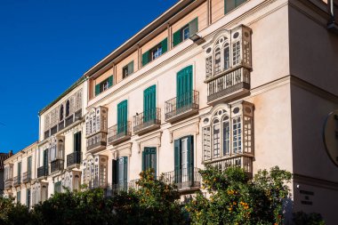 Malaga, İspanya, 30 Aralık 2024 Picasso doğum müzesi Plaza de la Merced