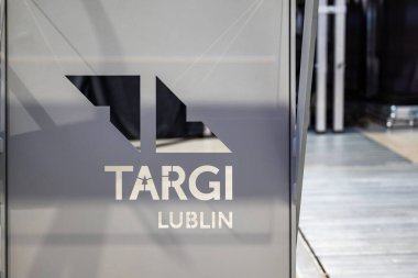 Lublin, Polonya, 20 Mart 2025 Targi Lublin (Lublin Fuarı) logosu