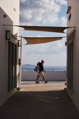 Santorini Adası, Yunanistan - Caldera Kayalıkları, Aile, Varış Yeri - Oia Köyü