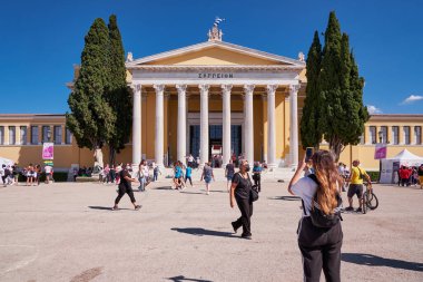 Zappeion - large, palatial neoclassical building next to the National Gardens of Athens in the heart of Athens, Greece
