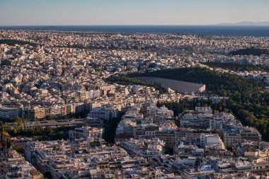 Panoramic View of Athens from Lycabettus Hill at Sunset - Greece