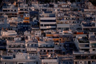 Panoramic View of Athens from Lycabettus Hill at Sunset - Greece