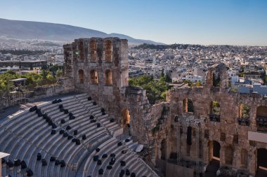 Odeon of Herodes Atticus - stone Roman theatre located on the southwest slope of the Acropolis of Athens, Greece