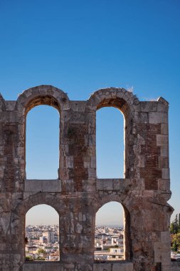 Odeon of Herodes Atticus - stone Roman theatre located on the southwest slope of the Acropolis of Athens, Greece