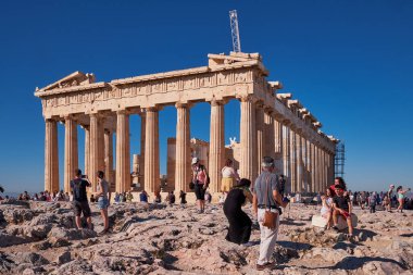 Parthenon - former temple on the Athenian Acropolis, Greece, that was dedicated to the goddess Athena