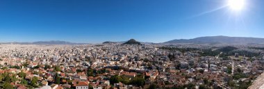 Panoramic View of Athens at Sunset - Greece