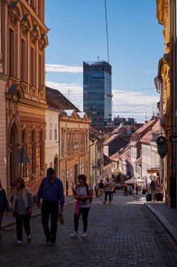 Street ve Skycrapper - Zagreb, Hırvatistan