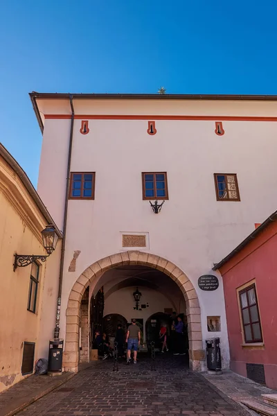 Kamenita Vrata Πέτρινη Πύλη Παρεκκλήσι Της Παναγίας Ζάγκρεμπ Κροατία — Φωτογραφία Αρχείου